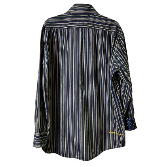 English Laundry Men's Striped Button Down Shirt Size 15.5 (2837) - Picture 2 of 7